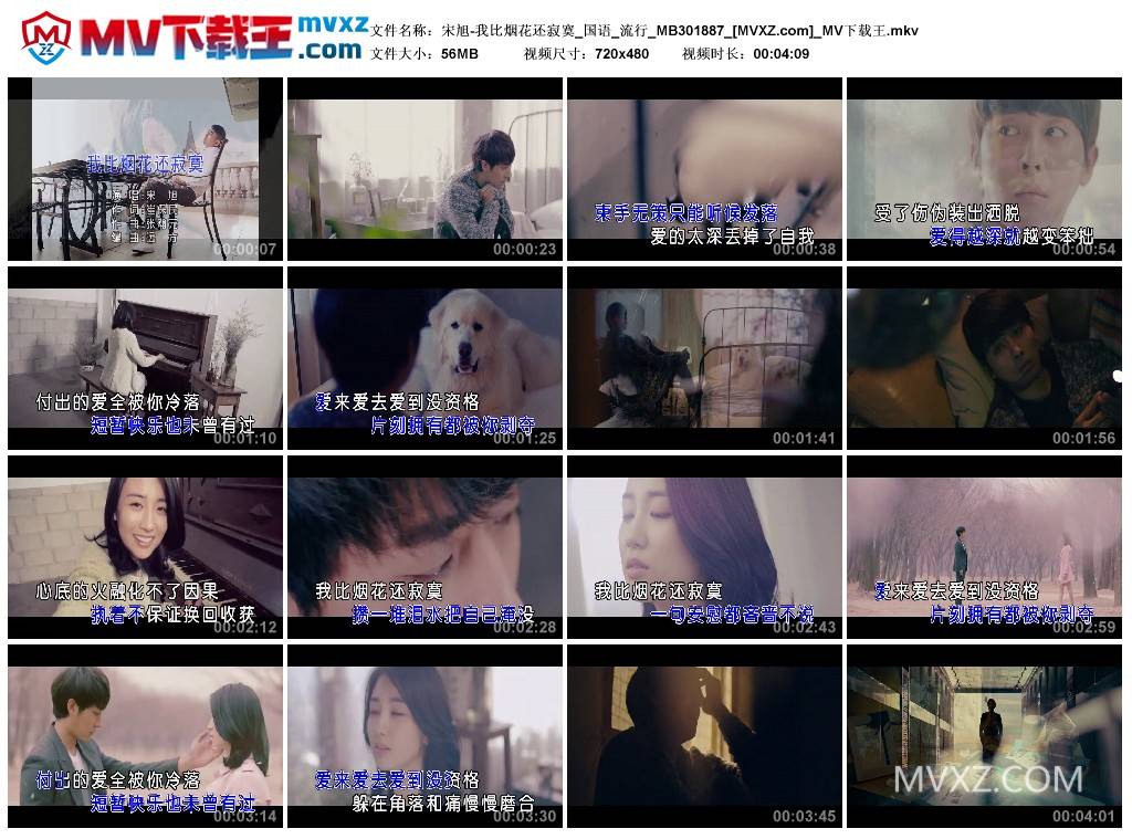宋旭-我比烟花还寂寞_国语_流行_MB301887